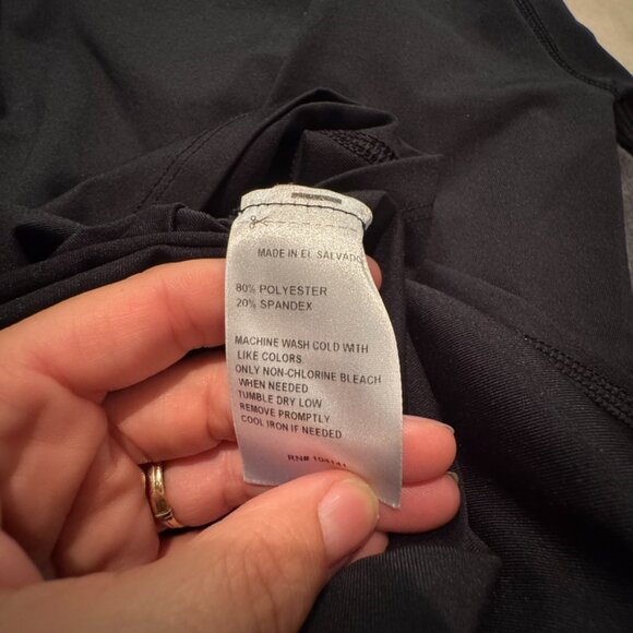 Russell Under Layer Black Long Sleeve Tee Boys Size Medium 8 - Picture 3 of 6